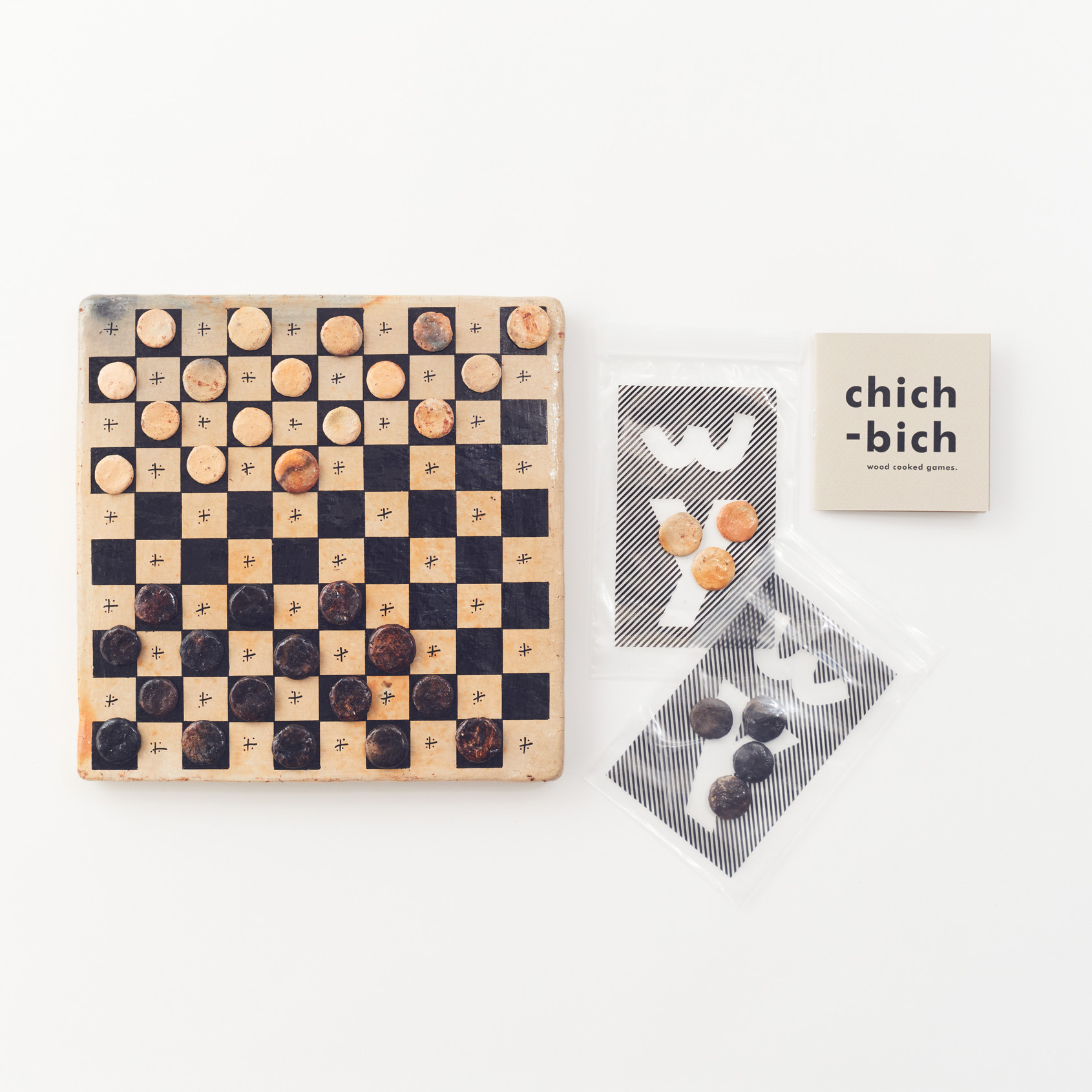 Chich-bich Ceramic Chess Board